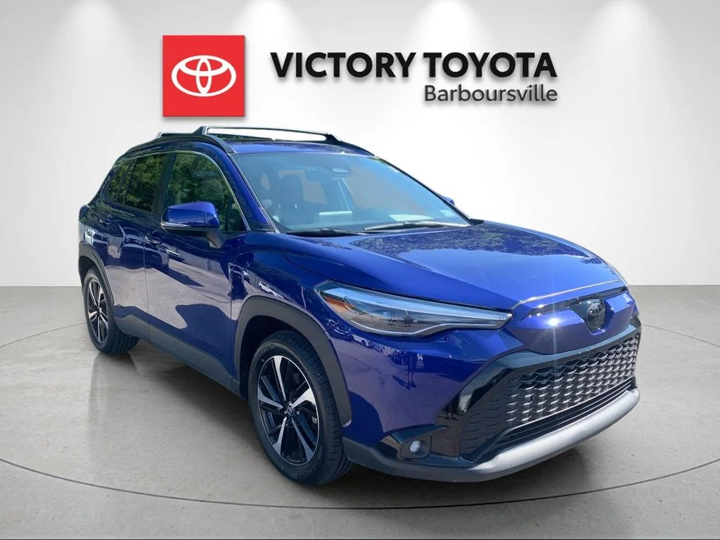 Used 2024 Blue Toyota Hybrid XSE image 5