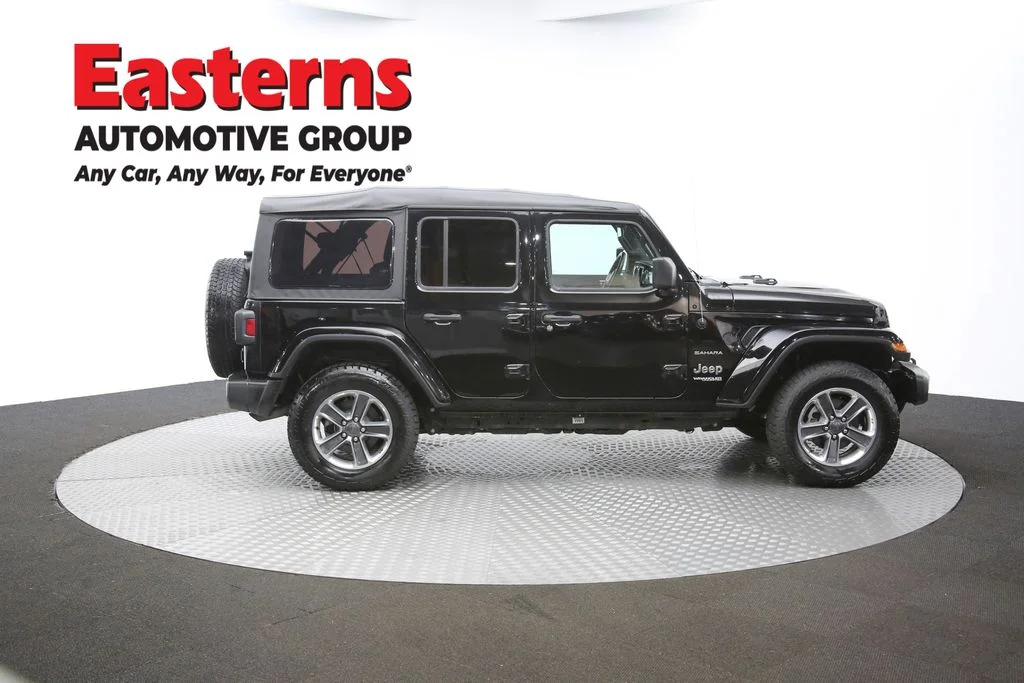 Used 2021 Black Jeep Unlimited Sahara image 42