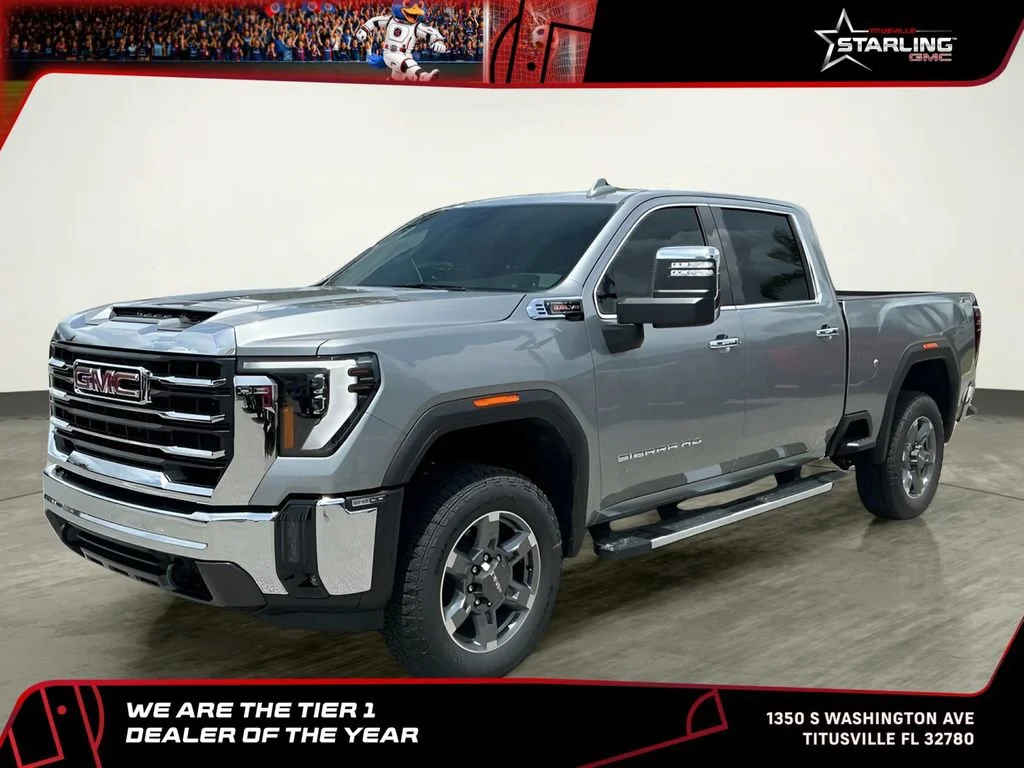 New 2026 Sterling Metallic GMC SLT image 1