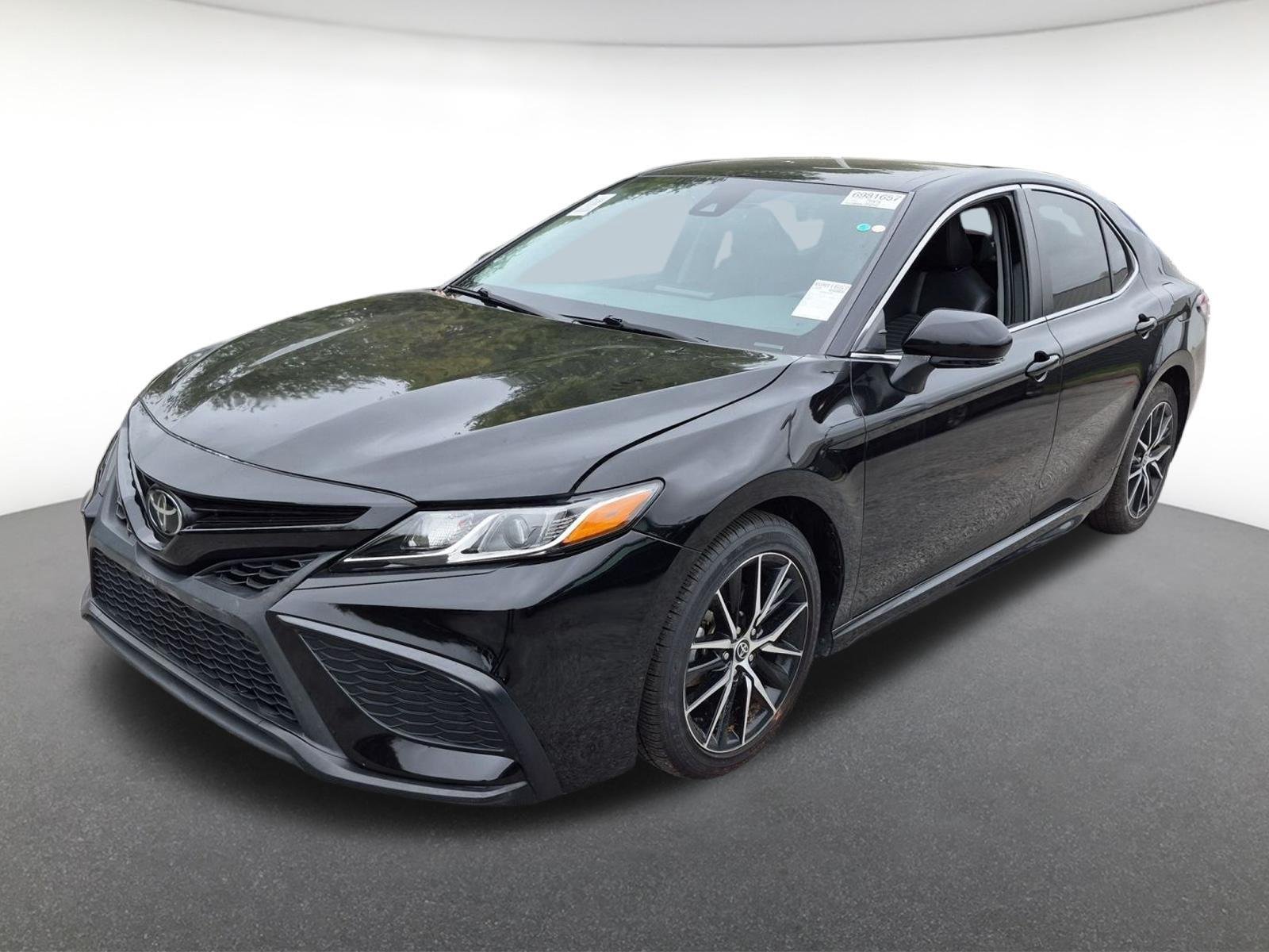 Used 2024 Midnight Black Metallic Toyota SE image 1
