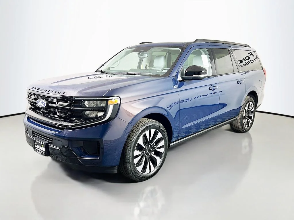 New 2027 Blue Ember Metallic Ford Platinum image 5