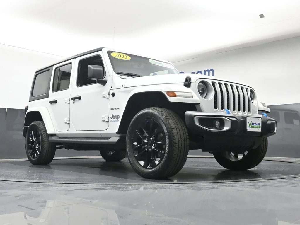 Certified Used 2023 White Jeep Sahara 4xe image 25