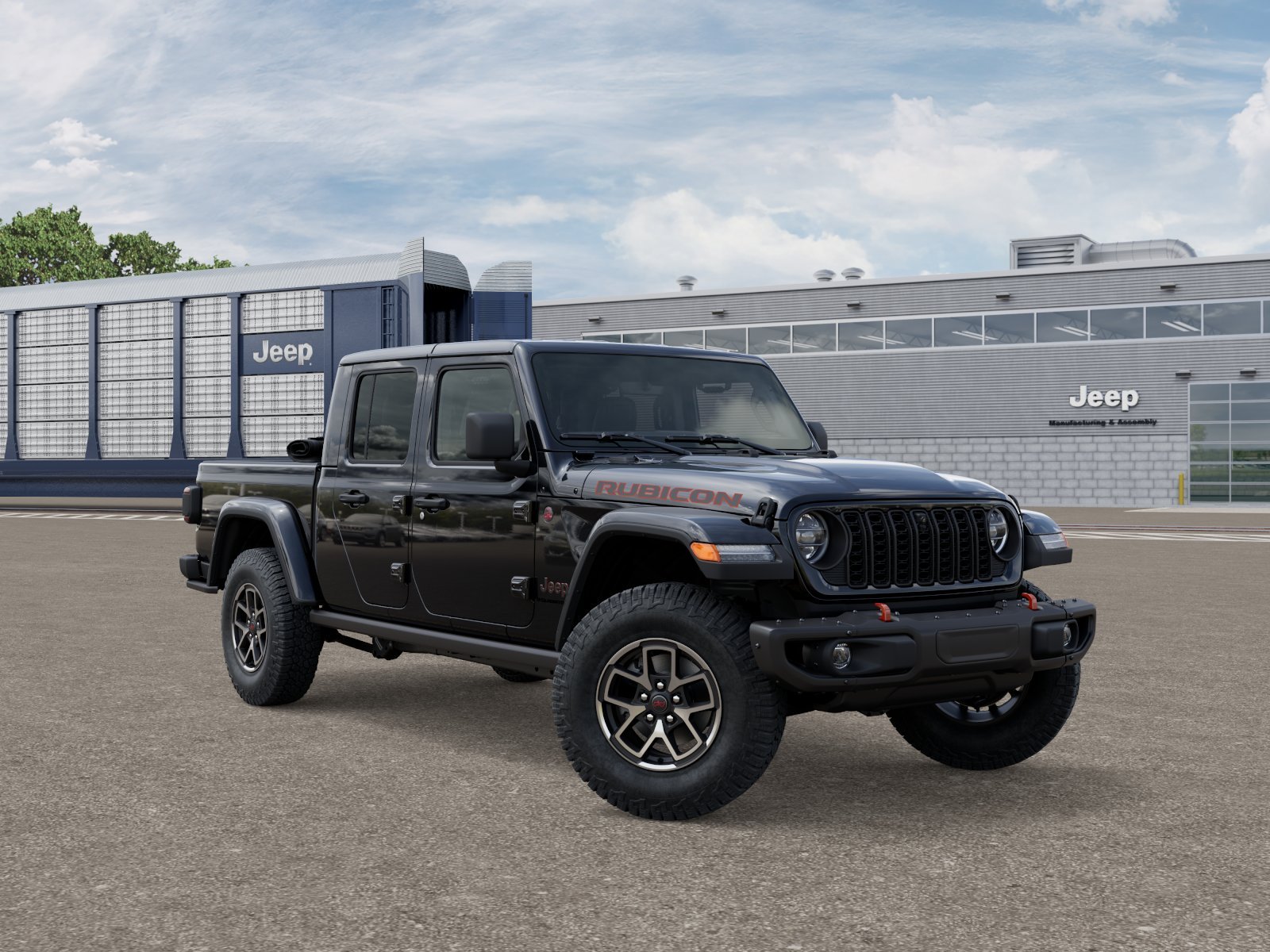 New 2027 Black Clearcoat Jeep Rubicon image 3