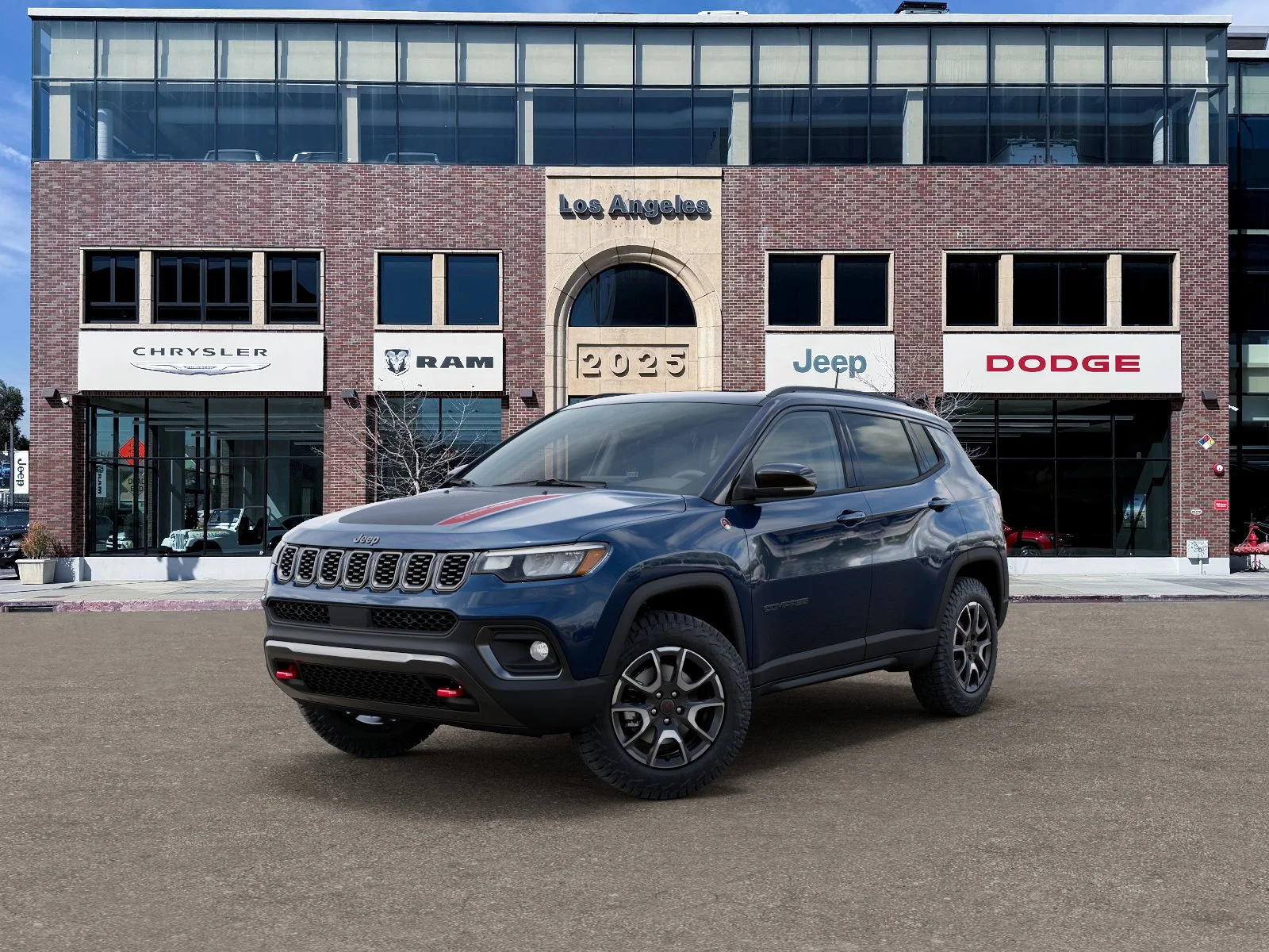New 2026 Fathom Blue Pearl-Coat Exterior Paint Jeep Trailhawk image 27