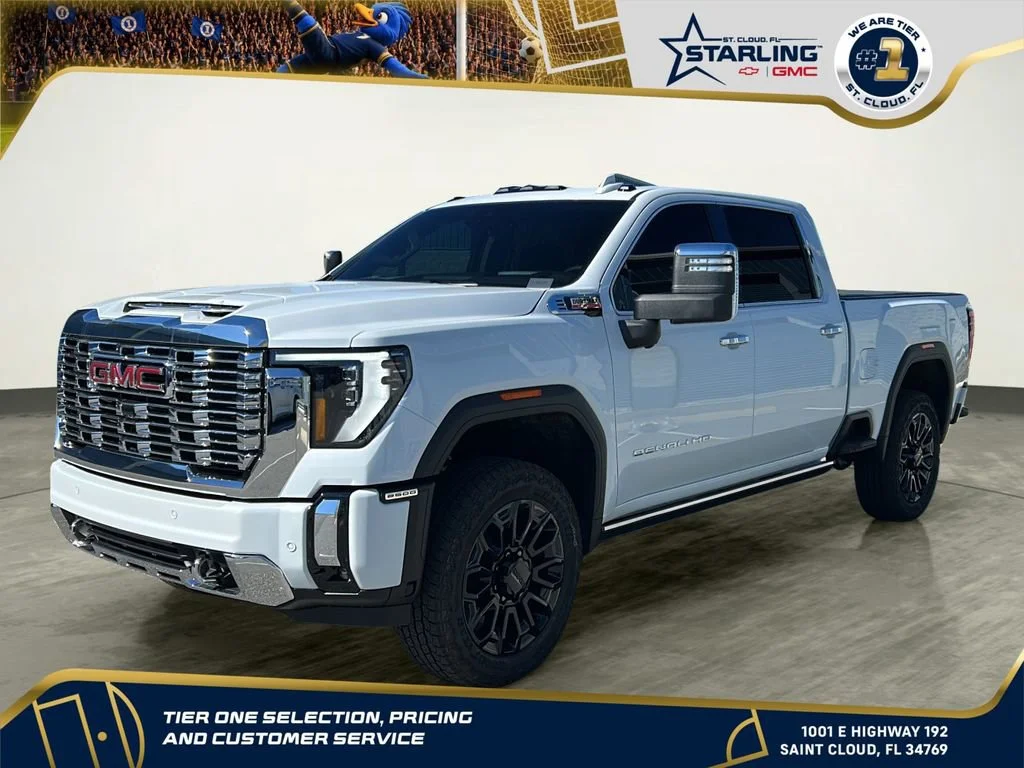 New 2026 Glacier White Tricoat GMC Denali image 1