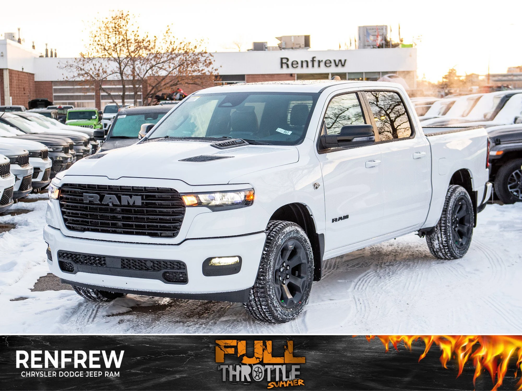 New 2026 White RAM Sport* HEMI V8 image 1