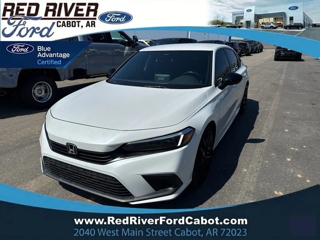 Used 2023 Platinum White Pearl Honda Sport image 1