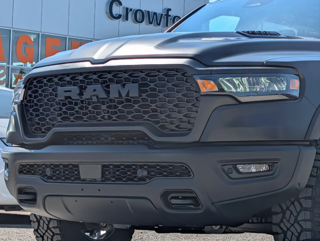 New 2026 Black RAM Rebel - - 5.7L HEMI V8 - Satin Black Wrap - Window Tint - Running Boards, Hard Tonneau Cover - 4x4 image 9