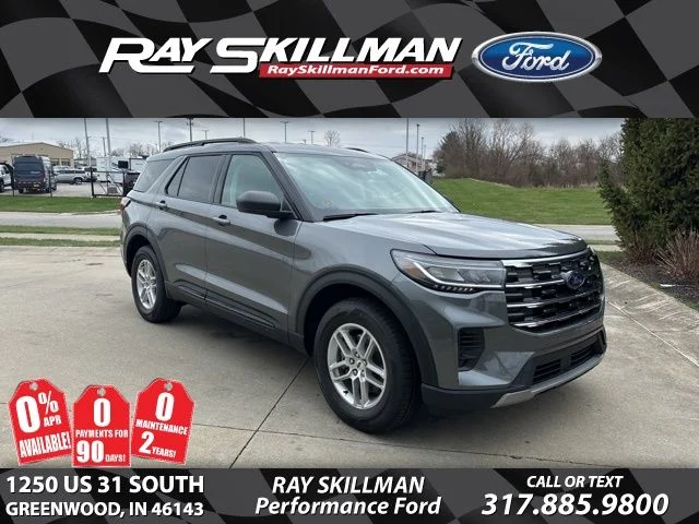 New 2026 Carbonized Gray Metallic Ford Active image 1