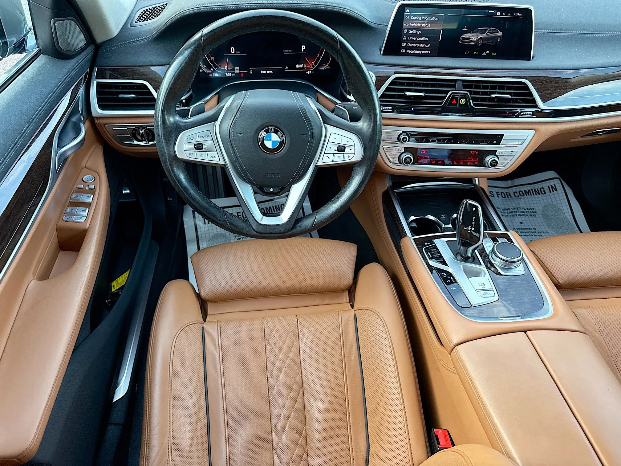 Used 2021 Bernina Grey Amber Effect BMW 750i xDrive image 17