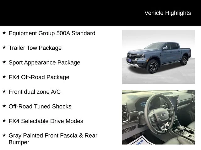 Used 2024 Gray Ford Lariat image 8