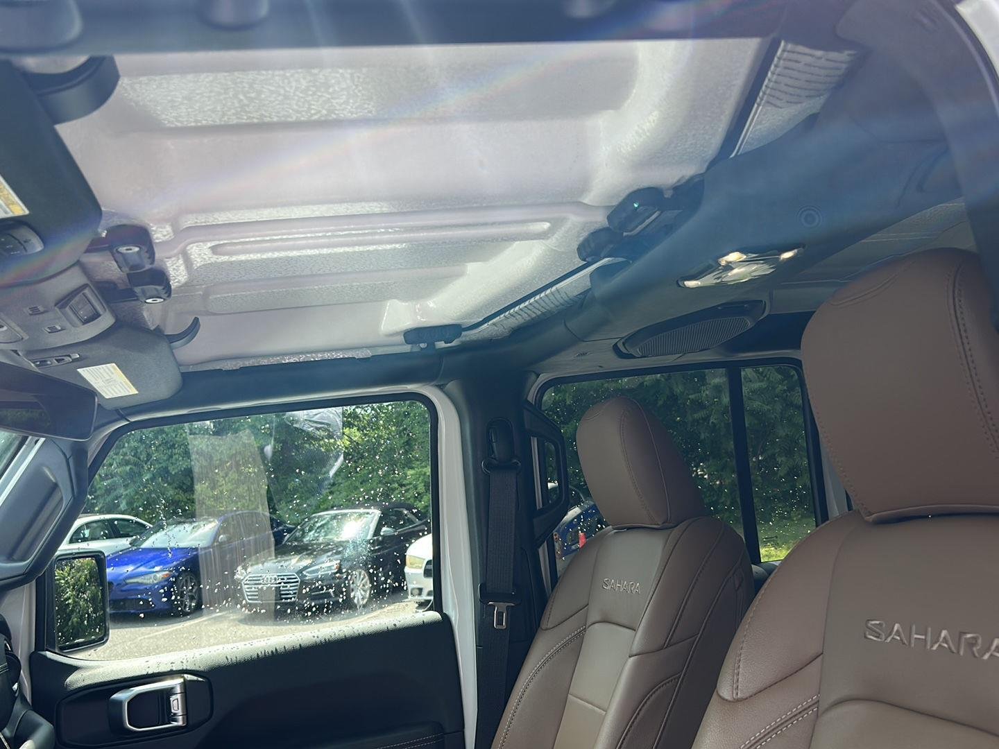Used 2023 Bright White Clearcoat Jeep Sahara image 11