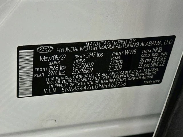 Pre-Owned 2022 Hyundai Santa Fe Limited