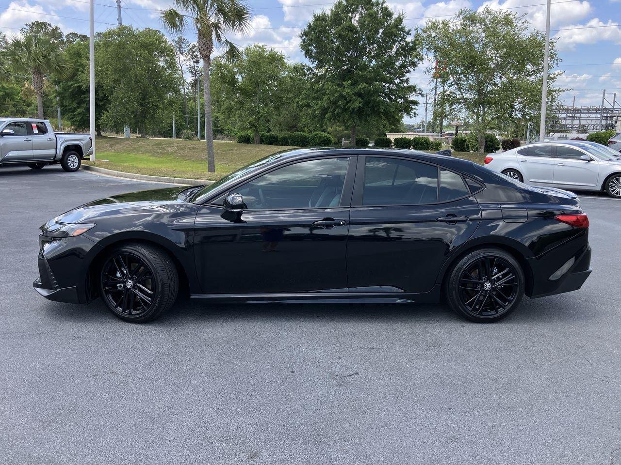 Used 2025 Black (Midnight Black Metallic) Toyota SE image 2