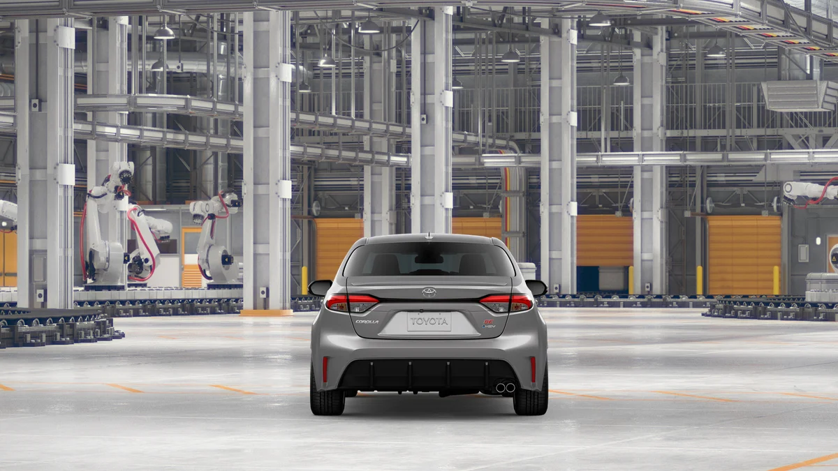 New 2026 Classic Silver Metallic Toyota Hybrid SE image 8