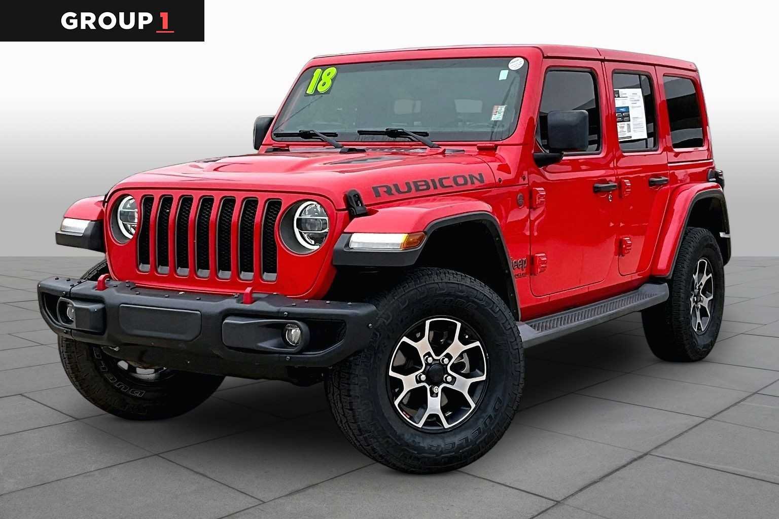 2018 Jeep Wrangler Unlimited Rubicon