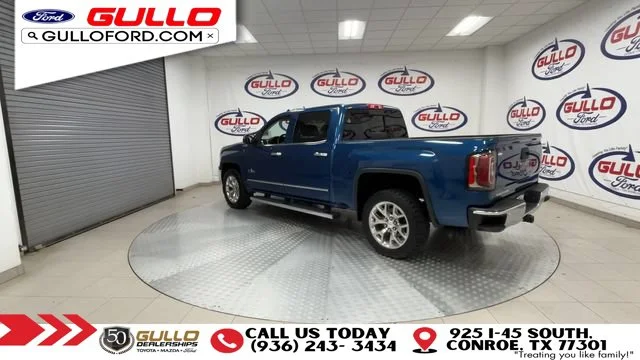 Used 2018 Stone Blue Metallic GMC SLT image 6