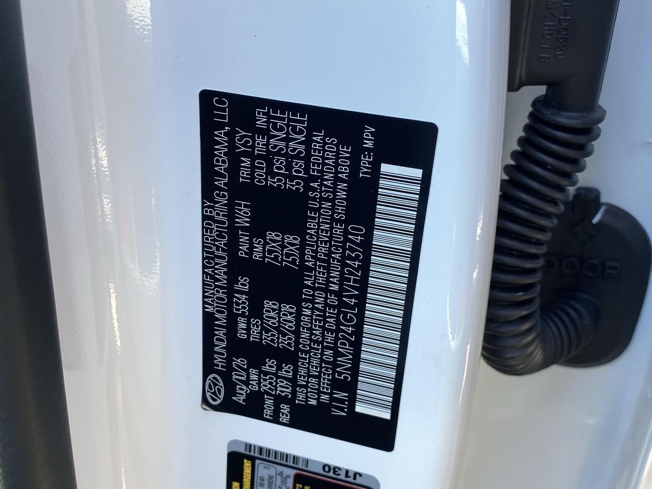 New 2027 Serenity White Hyundai SEL FWD image 32