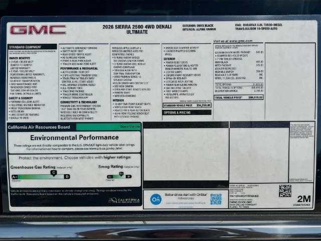 New 2026 Onyx Black GMC Denali Ultimate image 21
