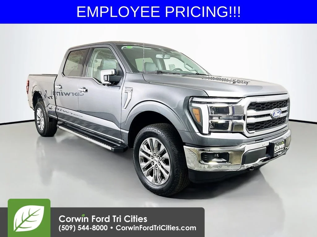 New 2026 Carbonized Gray Metallic Ford Lariat image 1