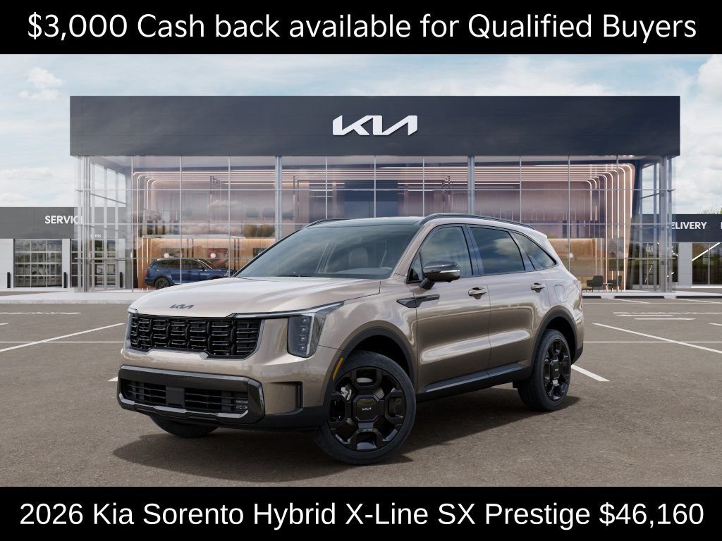 New 2026 Volcanic Sand Kia X-Line SX Prestige AWD image 2