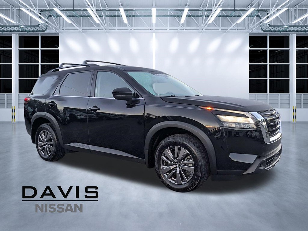 Certified Used 2025 Super Black Nissan SV image 1