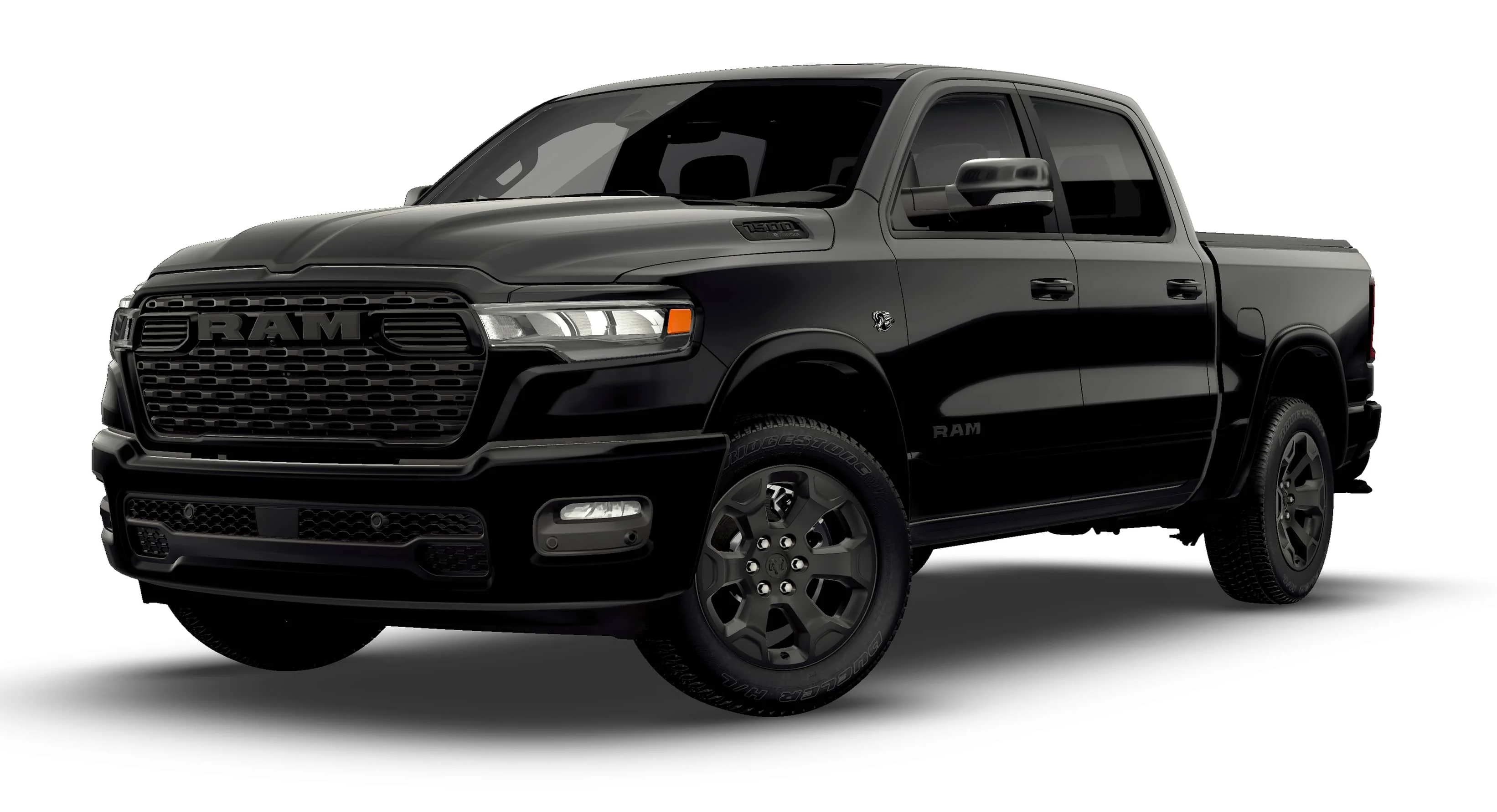 New 2026 Diamond Black Crystal Pearl-Coat Exterior Paint RAM BIG HORN image 1
