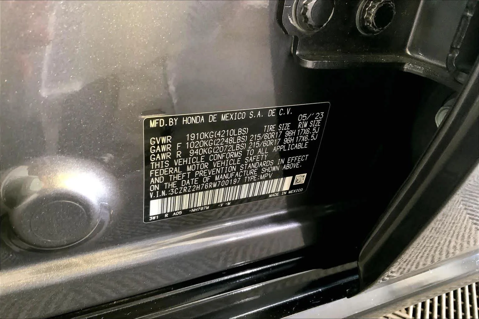 Used 2024 Modern Steel Metallic Honda EX-L image 34