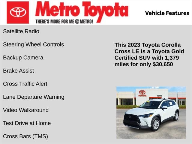 Certified Used 2023 WIND CHILL PEARL* Toyota LE image 16