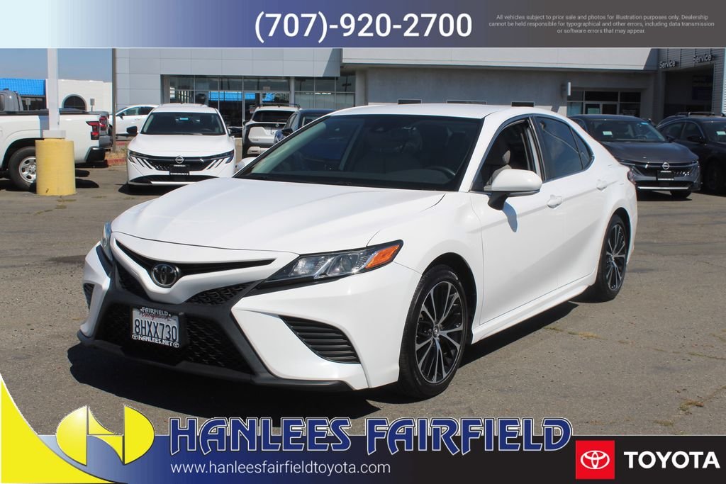 Certified Used 2019 White Toyota SE image 3
