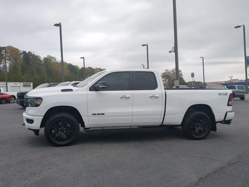 Used 2022 Bright White Clearcoat Ram Big Horn image 8