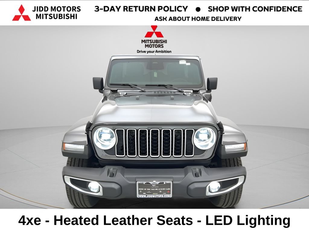 Used 2025 Jeep Wrangler 4xe Sahara 4XE with VIN 1C4RJXP64SW602293 for sale in Des Plaines, IL