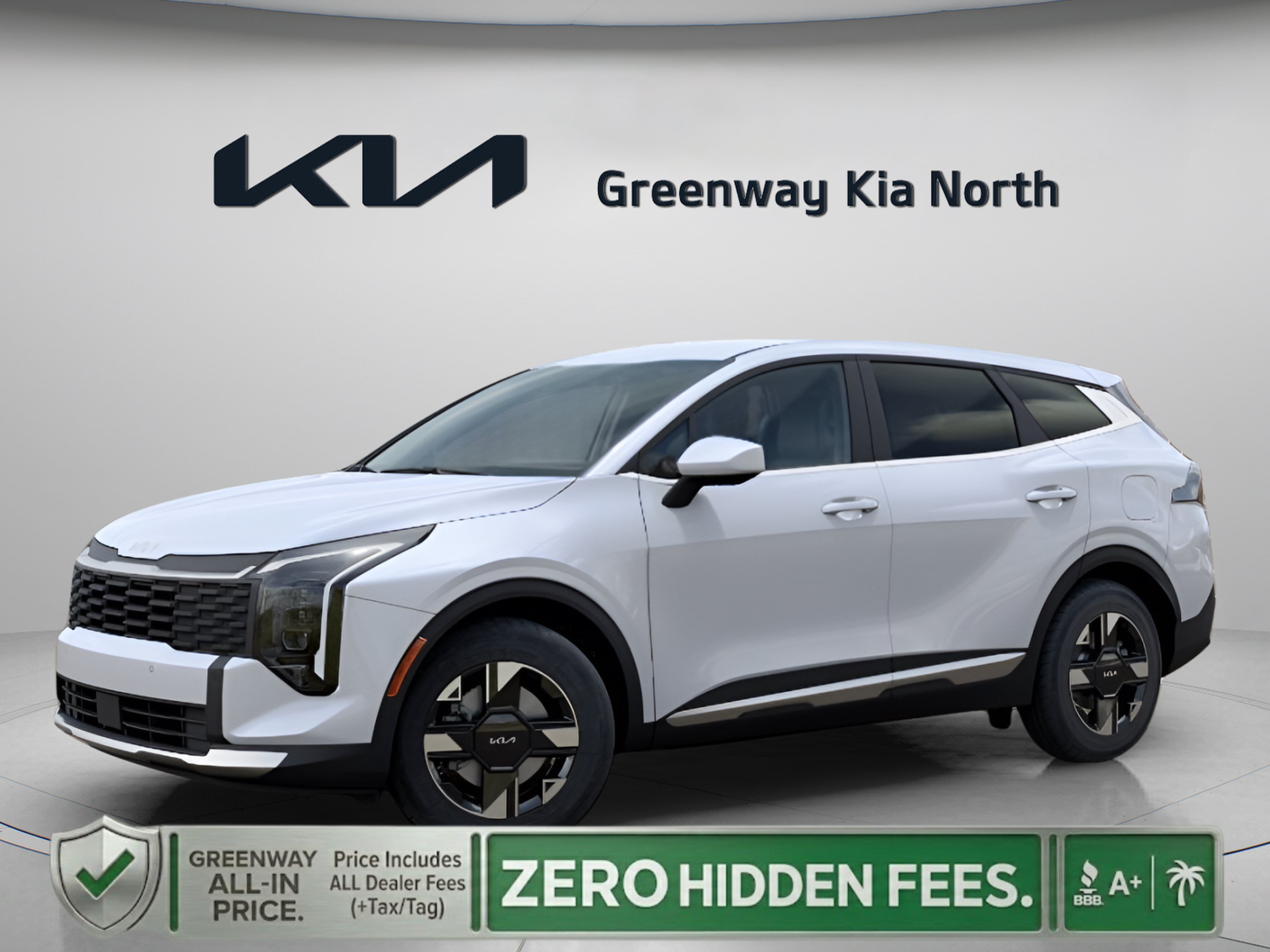 New 2026 Glacial White Pearl Kia LX image 4