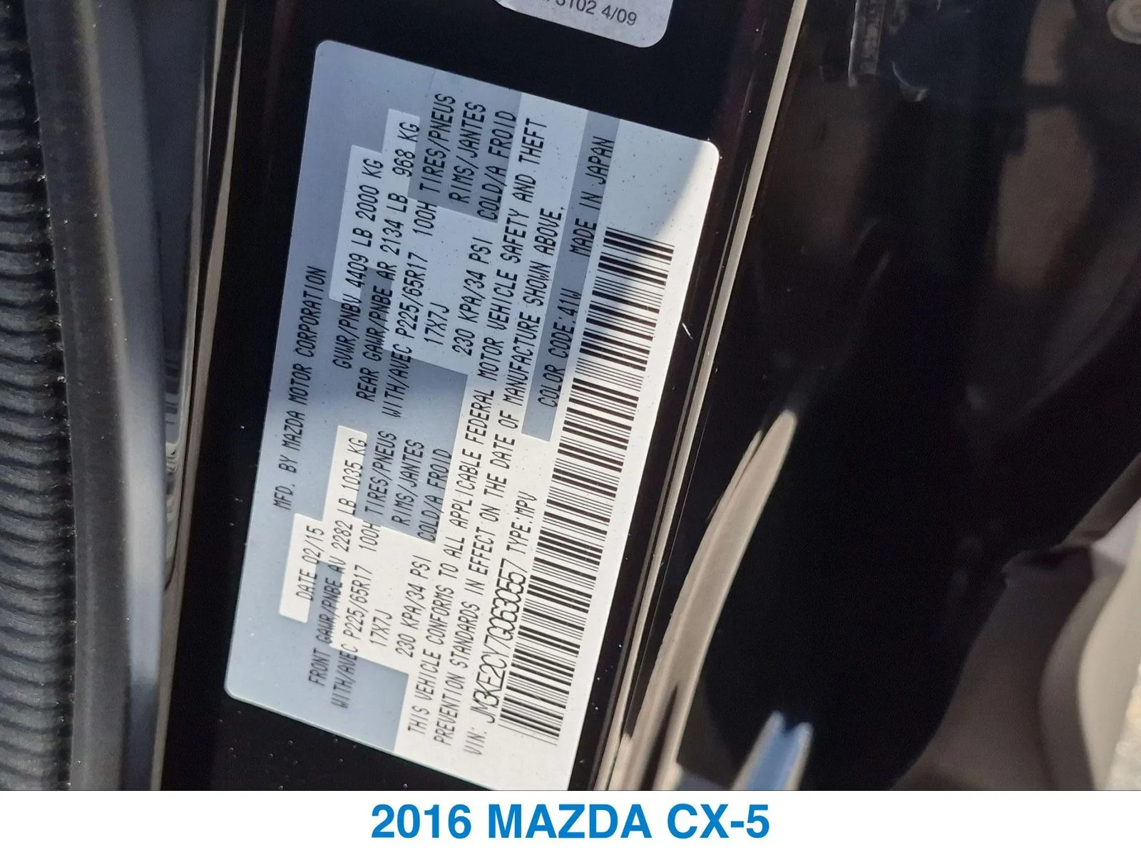 Used 2016 Black Mazda Touring image 26