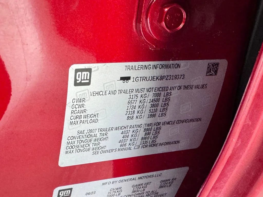 Certified Used 2023 Volcanic Red Tintcoat GMC Elevation image 9