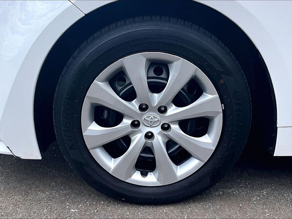 Used 2024 White Toyota LE image 7