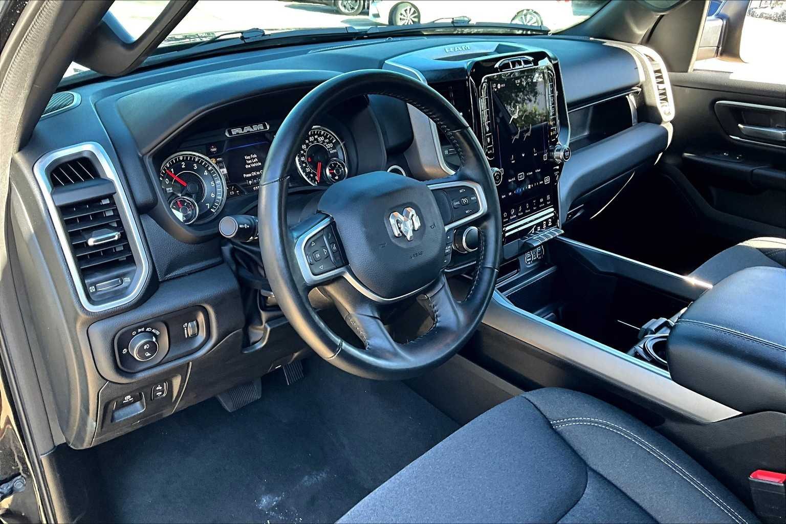 Used 2023 Diamond Black Crystal Pearlcoat Ram Lone Star image 16