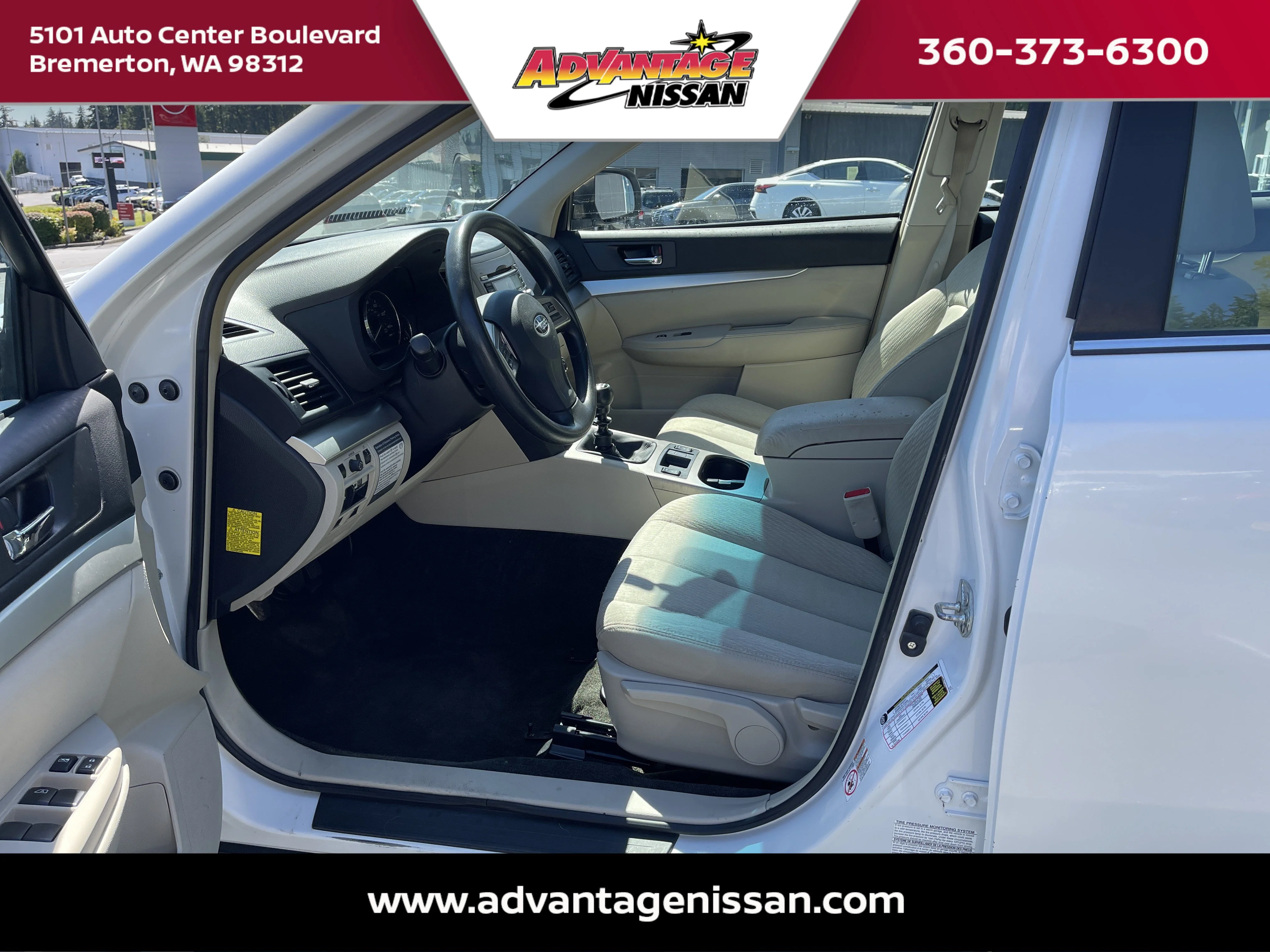 Used 2012 Satin White Pearl Subaru 2.5i image 16