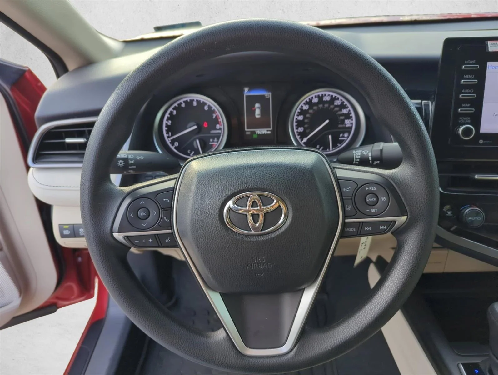 Used 2024 Supersonic Red Toyota LE image 14