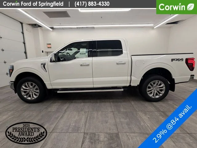 New 2026 Star White Metallic Tri-Coat Ford Lariat® image 2