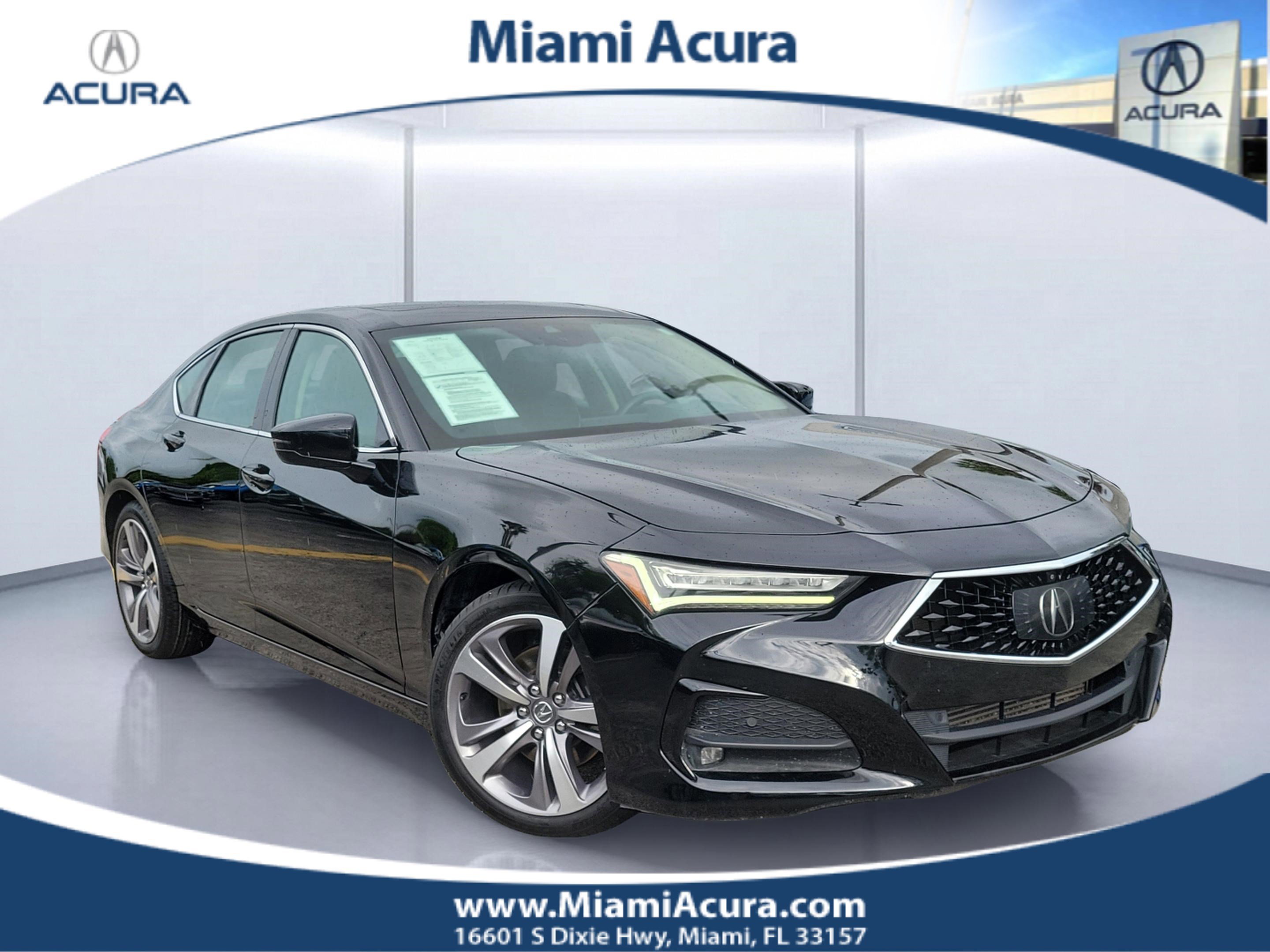 Used 2021 Majestic Black Pearl Acura SH-AWD with Advance Package image 36