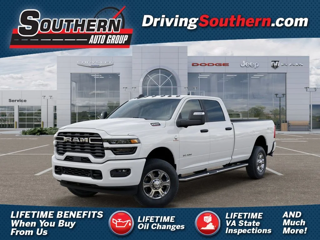 New 2026 Bright White Clear-Coat Exterior Paint RAM Big Horn image 1