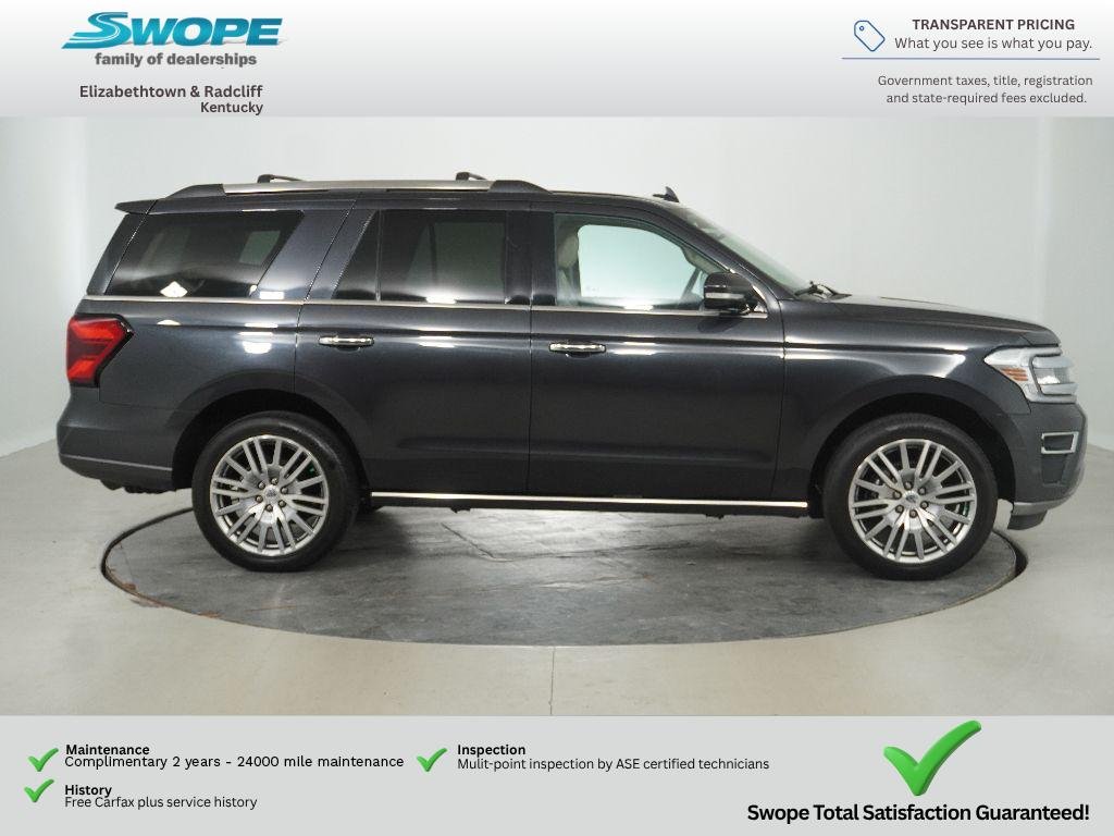 Used 2024 Dark Matter Gray Metallic Ford Limited image 3