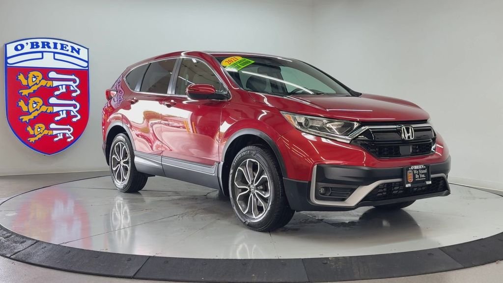 Used 2021 Radiant Red Metallic Honda AWD EX-L image 2