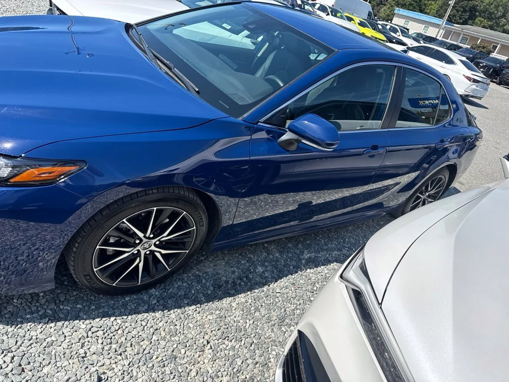 Used 2023 Blue Toyota SE image 2