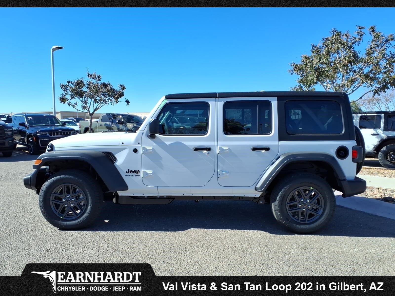New 2026 Bright White Clear-Coat Exterior Paint Jeep Sport S image 3