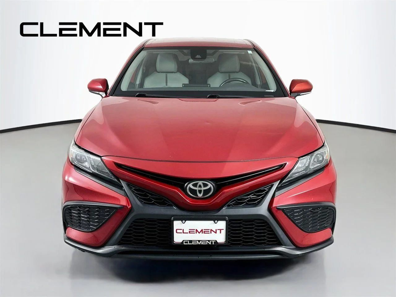 Used 2021 Red Toyota SE image 3