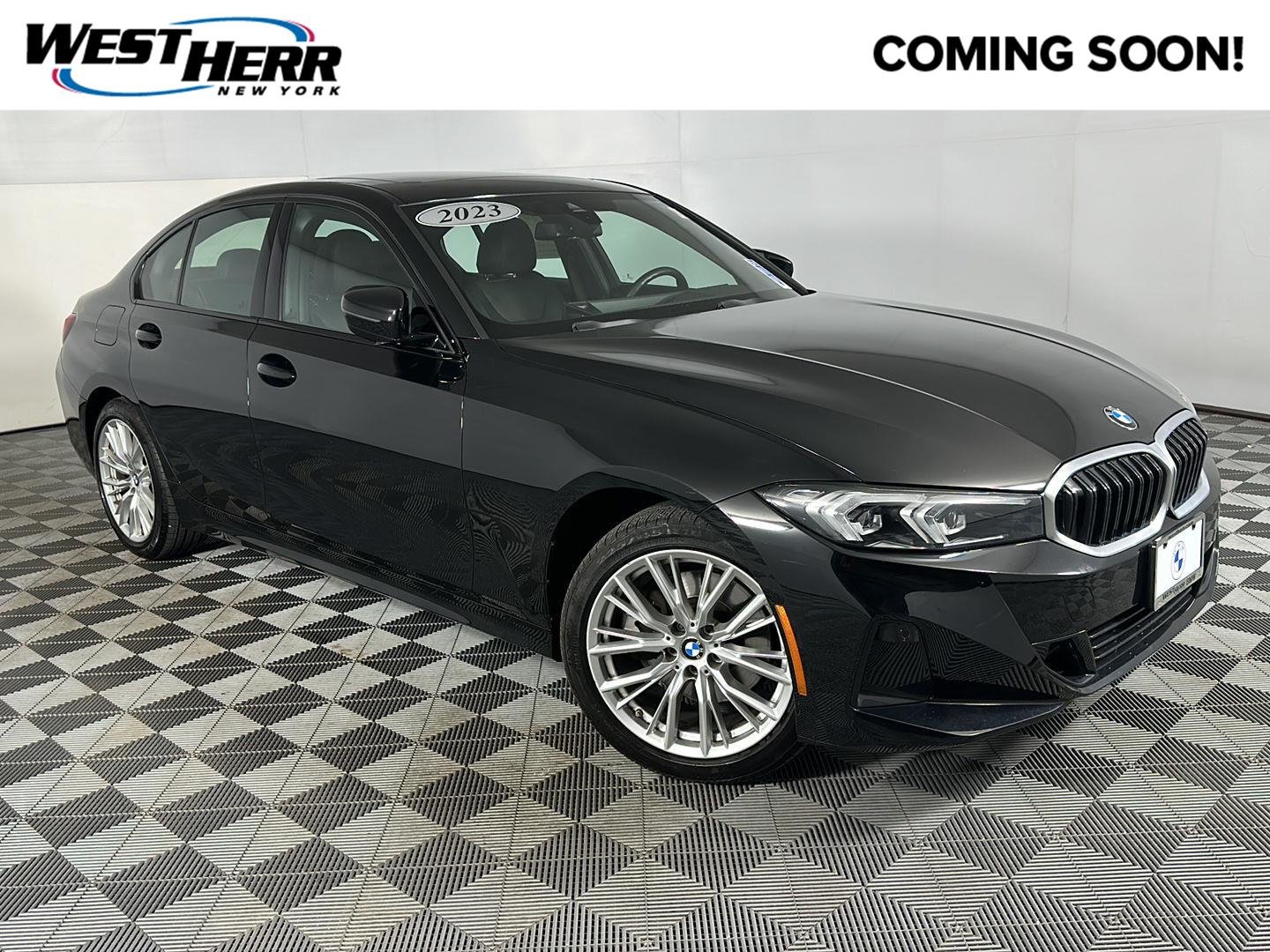 Used 2023 Jet Black BMW 330i xDrive image 1