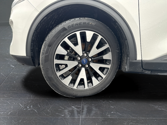 Used 2020 Star White Metallic Tri-Coat Ford SE Sport Hybrid image 39