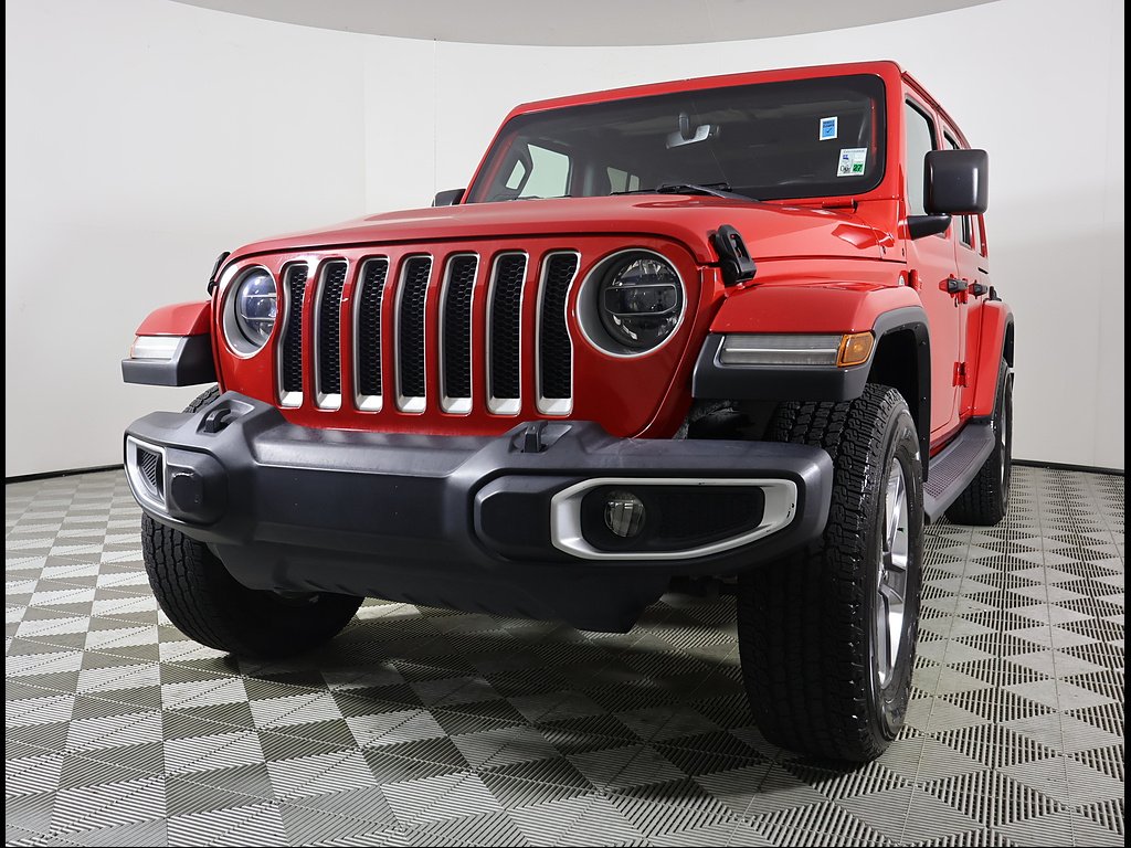 Used 2019 RED Jeep Sahara image 2